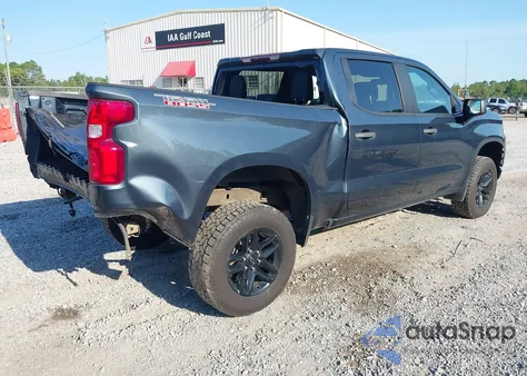 2020 Chevrolet Silverado 4Wd Short Bed Custom Trail Boss из США, поврежденный, VIN 1GCPYCEF7LZ194967